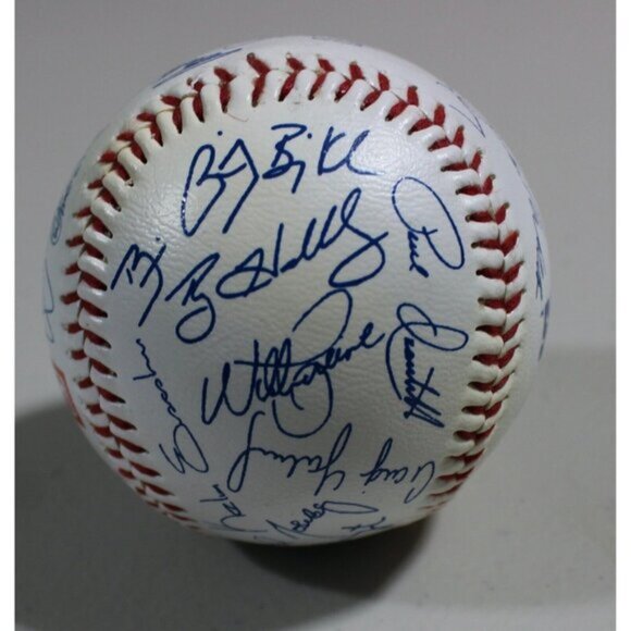 Vintage 90s Toronto Blue Jays Anniversary Honda Team Signed Baseball Collection - Picture 5 of 7